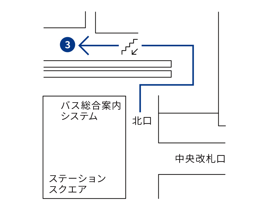 「女子美祭バストーク!!」企画バス乗り場